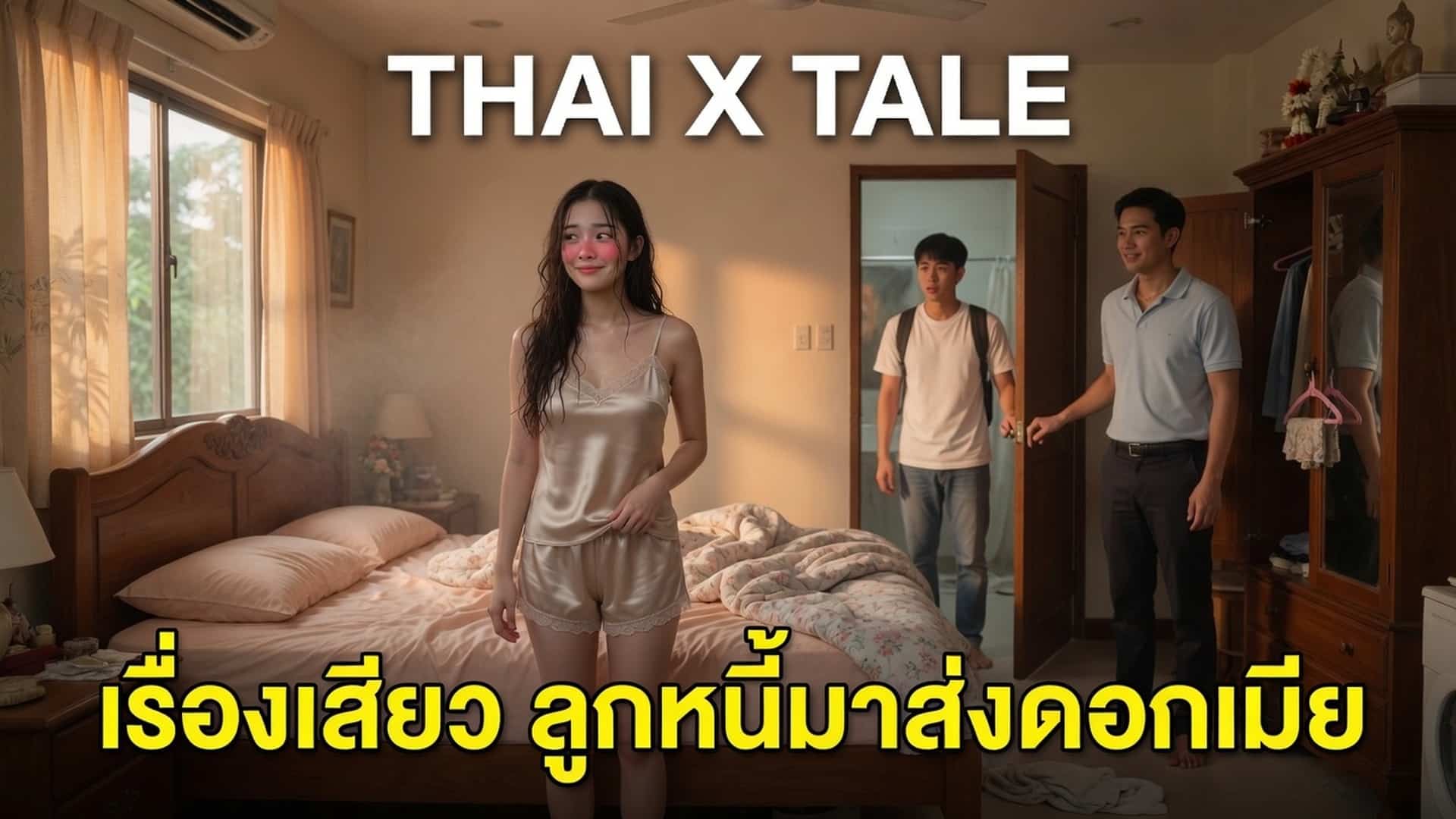 เรื่องเสียว เรื่องเสียว ลูกหนี้มาส่งดอกเมีย | ThaiXTale