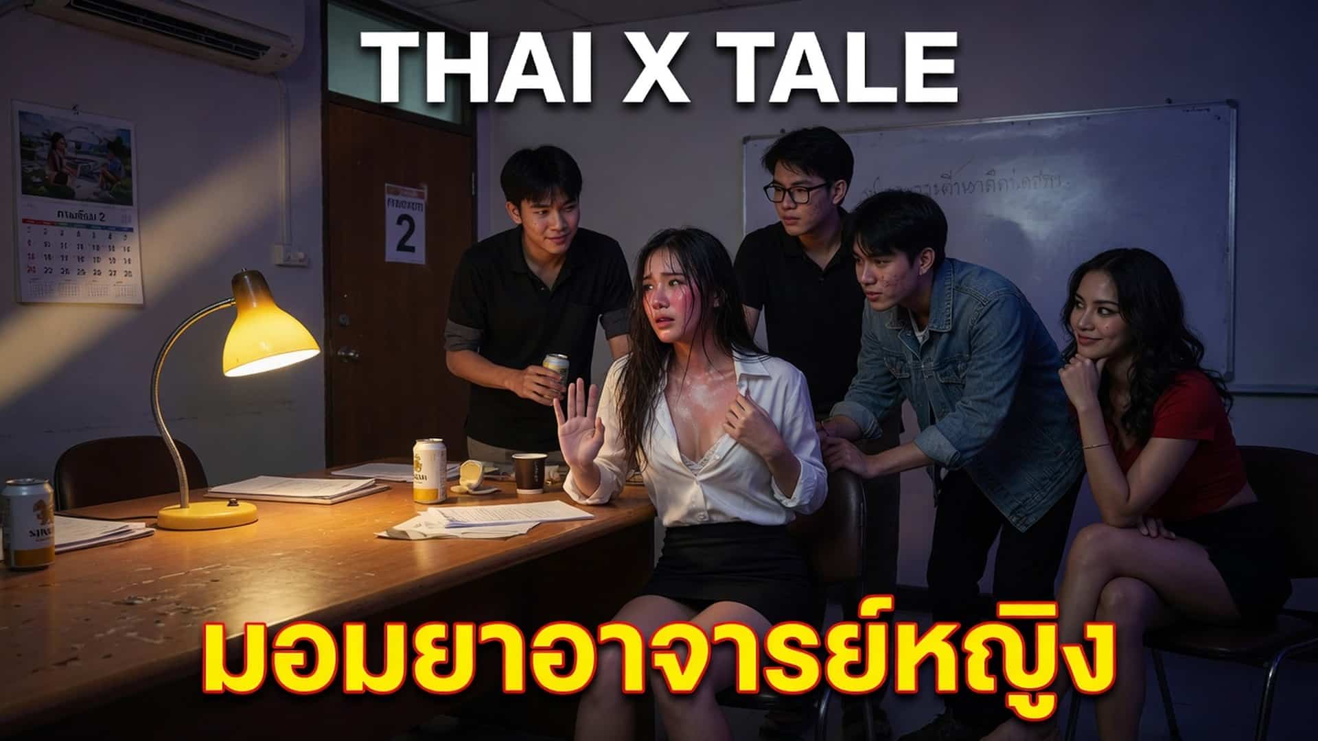 เรื่องเสียว มอมยาอาจารย์หญิง เพื่อจับเย็ดหี | ThaiXTale