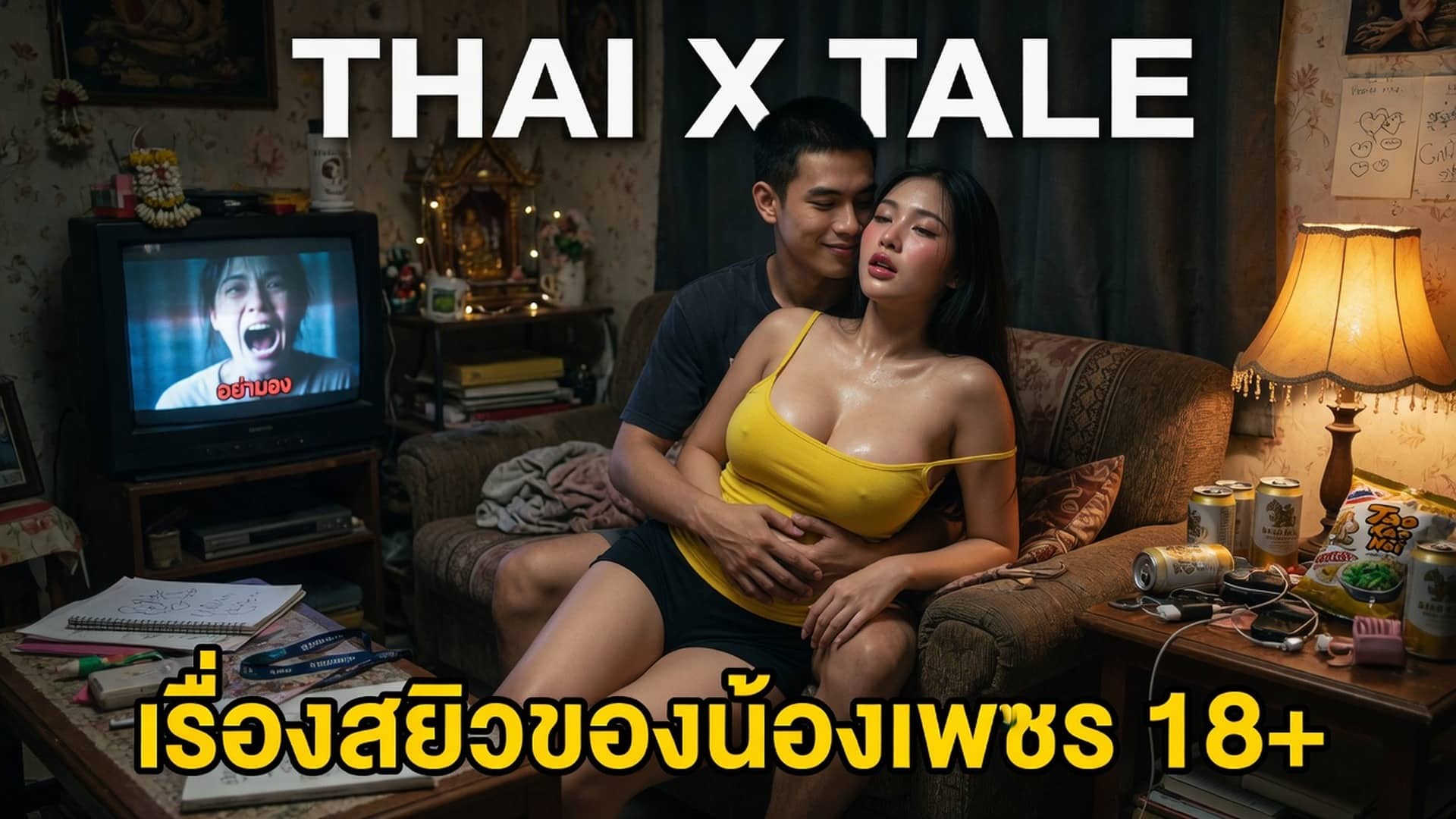 เรื่องเสียว เรื่องสยิวของน้องเพชร 18+ | ThaiXTale