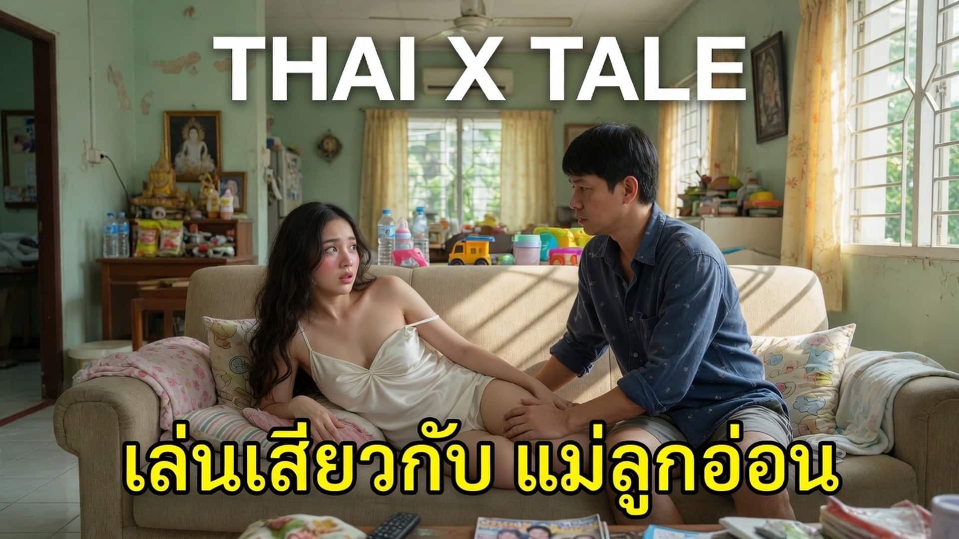 เรื่องเสียว เล่นเสียวกับ แม่ลูกอ่อน | ThaiXTale