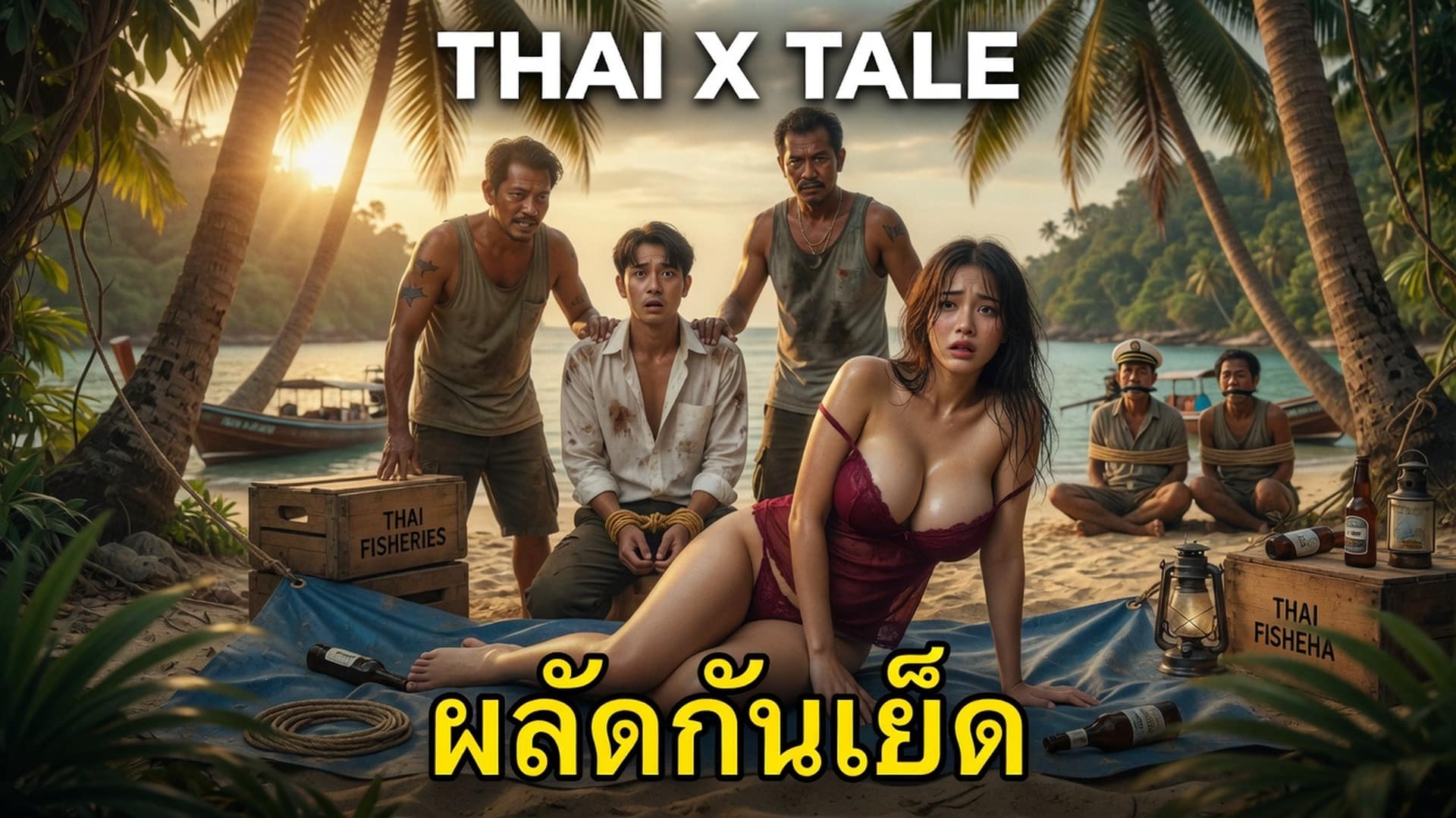เรื่องเสียว ผลัดกันเย็ด จนสลบคาควย | ThaiXTale