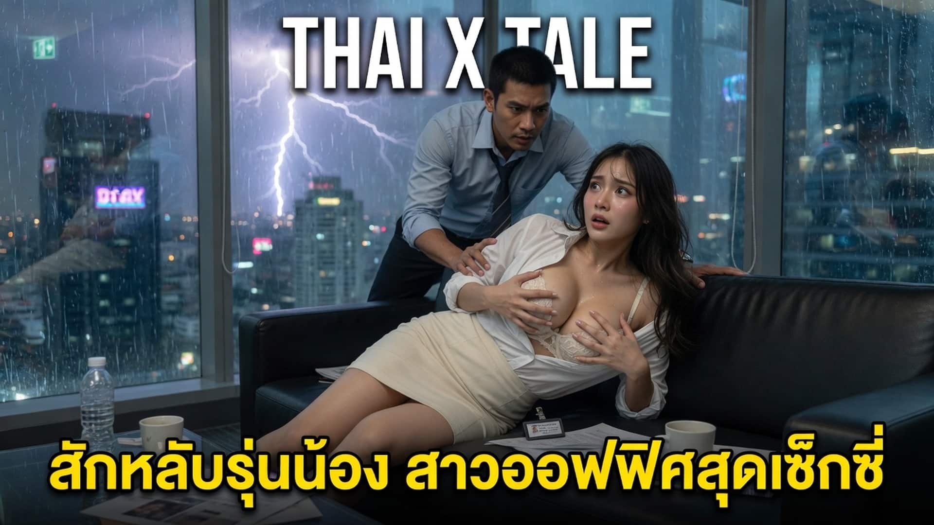 เรื่องเสียว ลักหลับรุ่นน้อง สาวออฟฟิศสุดเซ็กซี่ | ThaiXTale