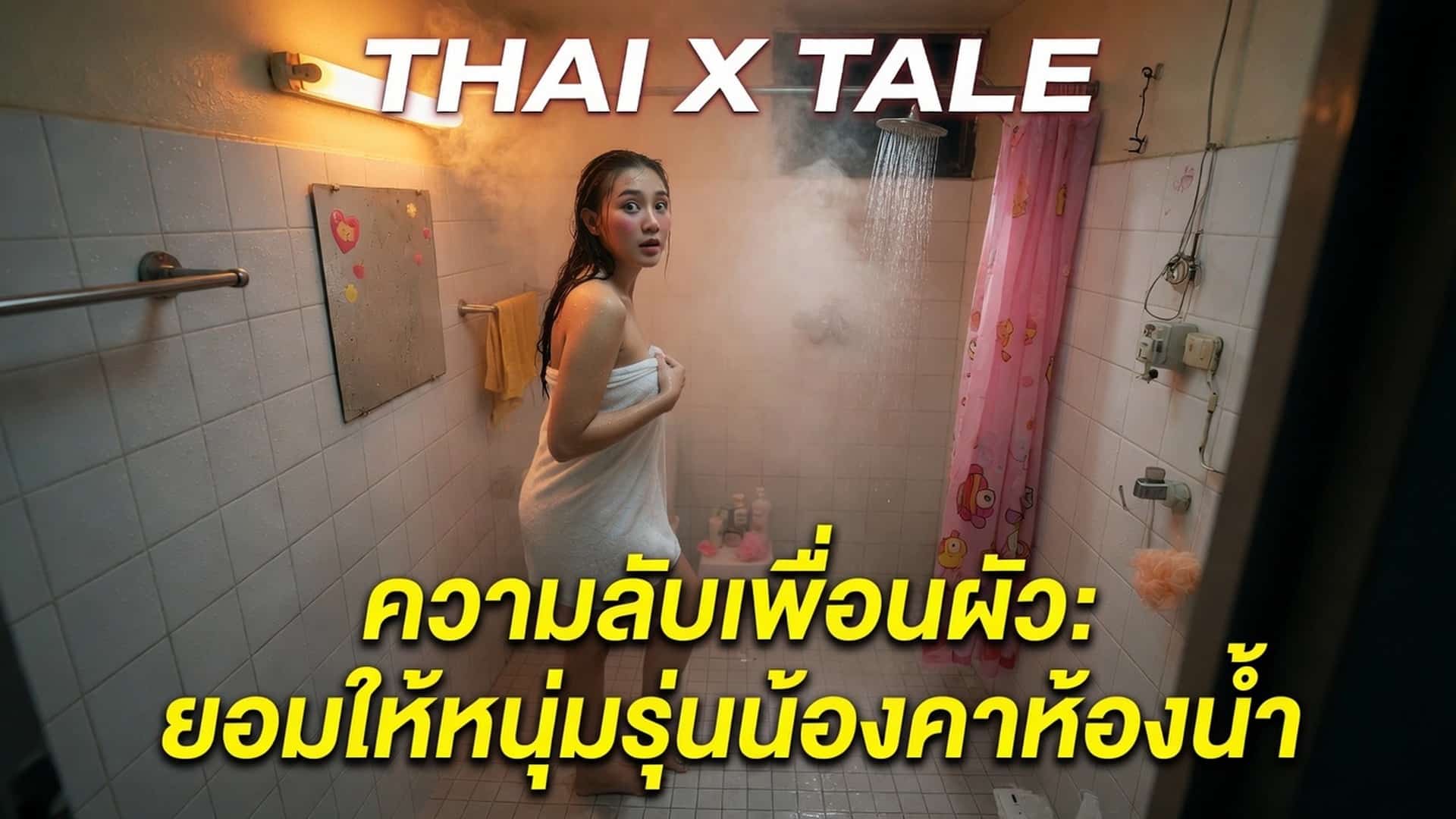 เรื่องเสียว ความลับเพื่อนผัว: ยอมให้หนุ่มรุ่นน้องกระหน่ำแทงคาห้องน้ำ | ThaiXTale