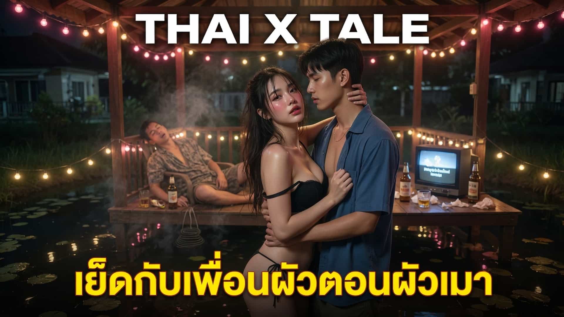 เรื่องเสียว เย็ดกับเพื่อนผัวตอนผัวเมา | ThaiXTale