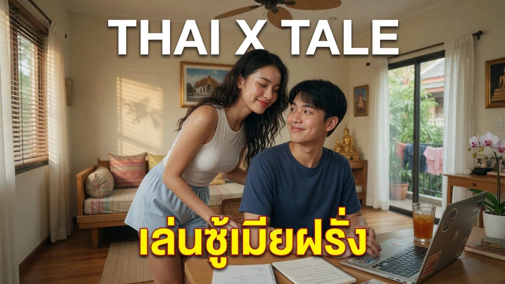 เรื่องเสียว เล่นชู้เมียฝรั่ง | ThaiXTale