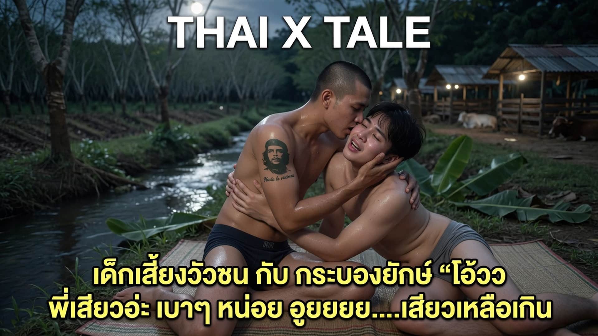 เรื่องเสียว เด็กเลี้ยงวัวชน กับ กระบองยักษ์ “โอ้วว พี่เสียวอ่ะ เบาๆ หน่อย อูยยยย…..เสียวเหลือเกิน” | ThaiXTale
