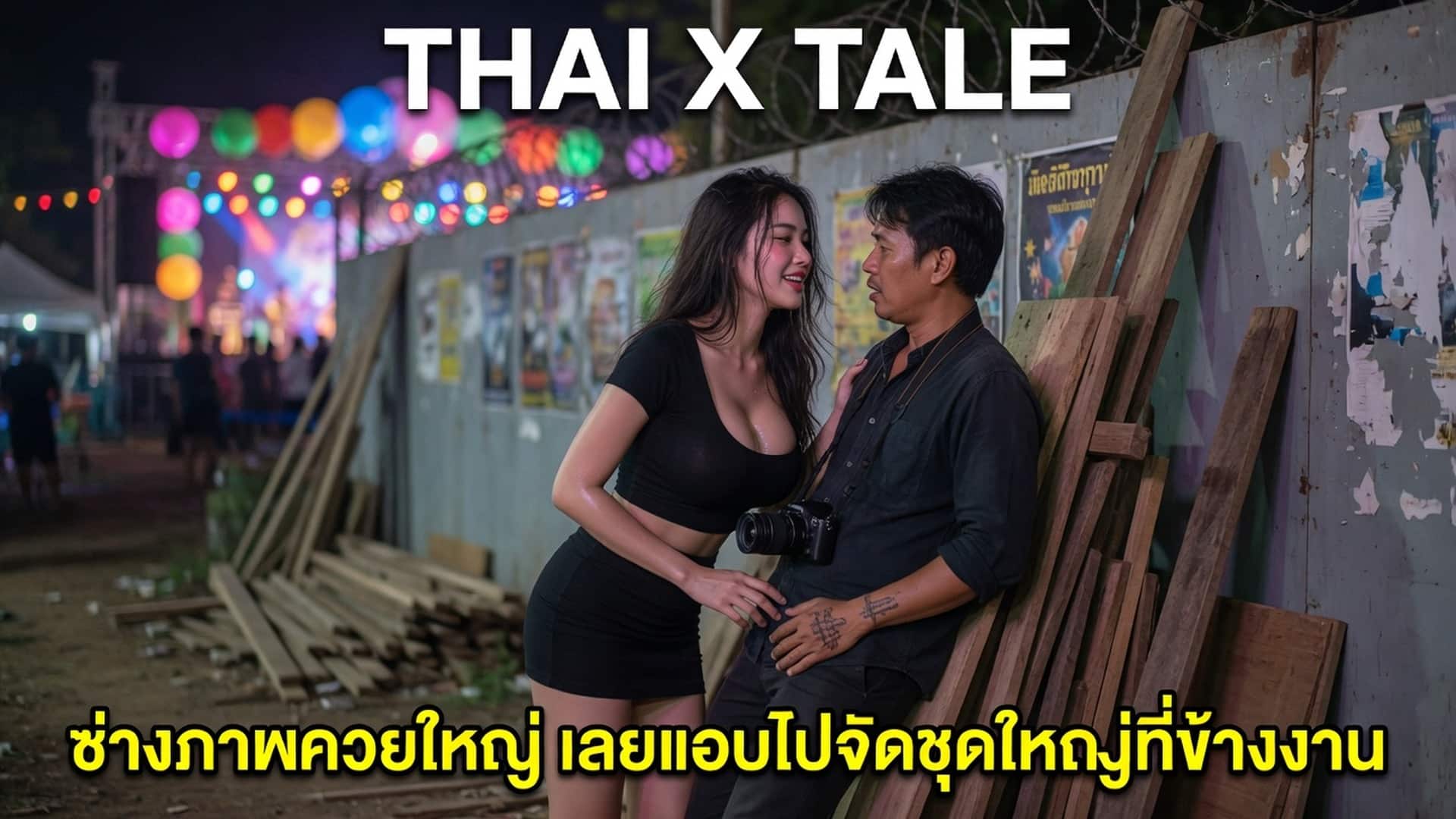 เรื่องเสียว ช่างภาพควยใหญ่ เลยแอบไปจัดชุดใหญ่ที่ข้างงาน | ThaiXTale