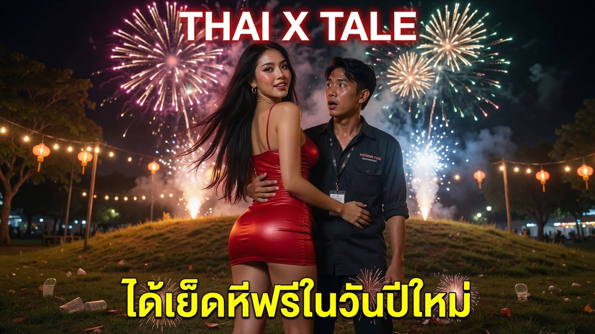 เรื่องเสียว ได้เย็ดหีฟรีในวันปีใหม่ ยืนเยี่ยวอยู่ดีๆ ก็มีคนมาให้เย็ด | ThaiXTale