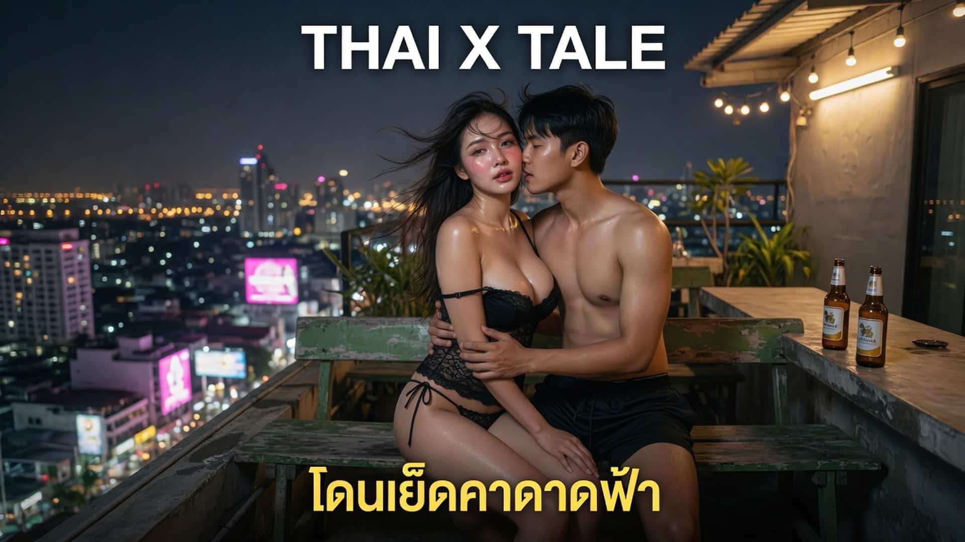เรื่องเสียว โดนเย็ดคาดาดฟ้า | ThaiXTale