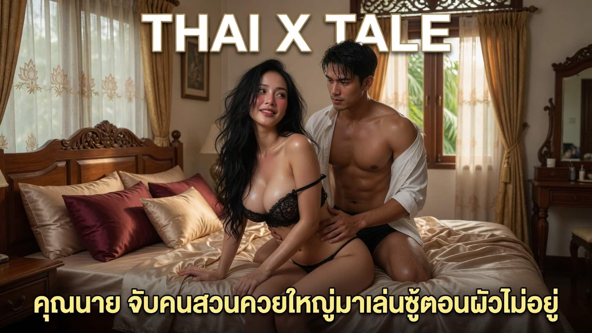 เรื่องเสียว คุณนาย จับคนสวนควยใหญ่มาเล่นชู้ตอนผัวไม่อยู่ | ThaiXTale
