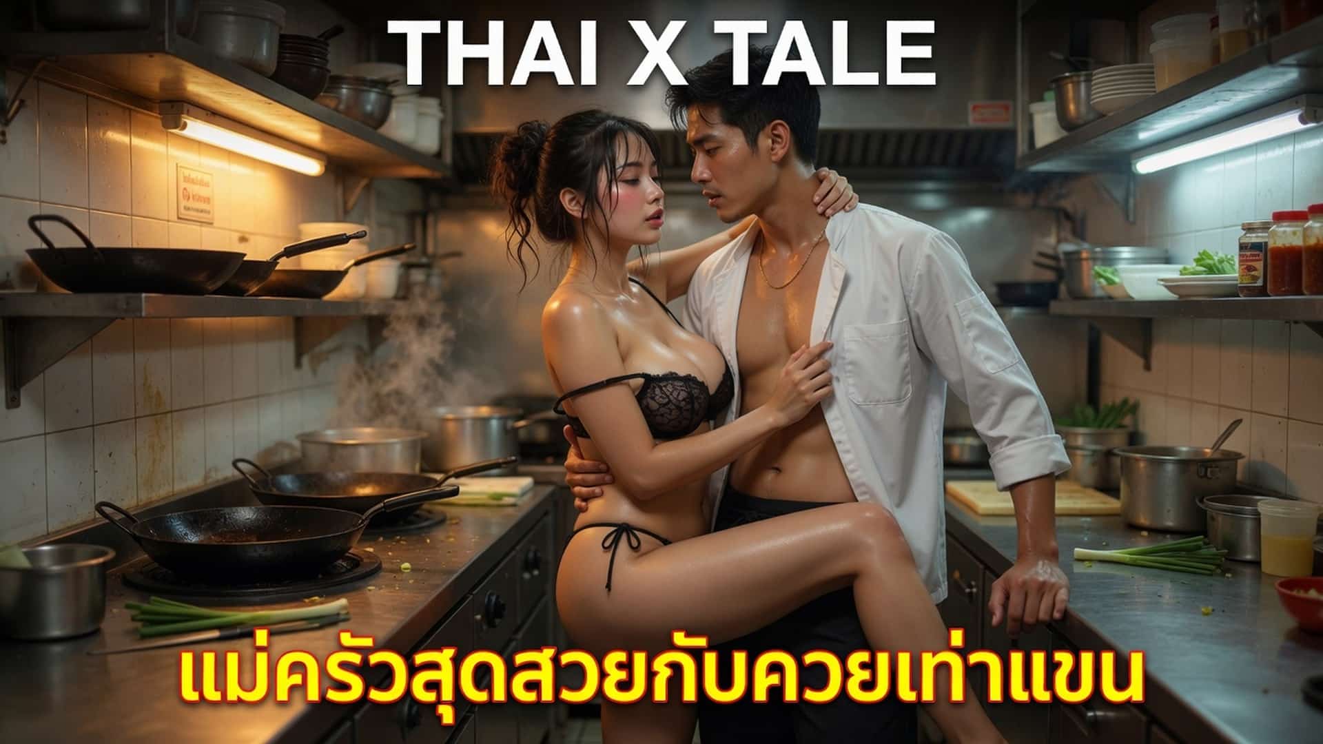 เรื่องเสียว แม่ครัวสุดสวยกับควยเท่าแขน | ThaiXTale