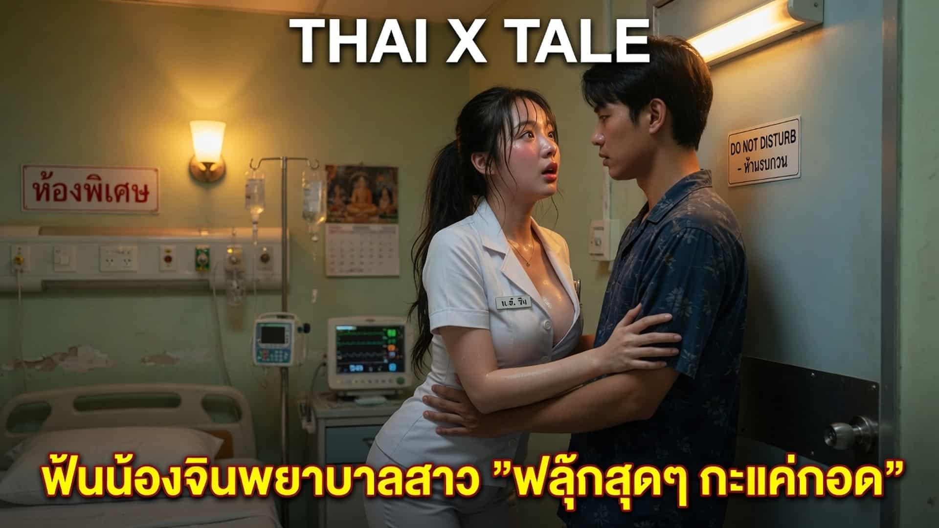 เรื่องเสียว ฟันน้องจินพยาบาลสาว ”ฟลุ๊กสุดๆ กะแค่กอด” | ThaiXTale