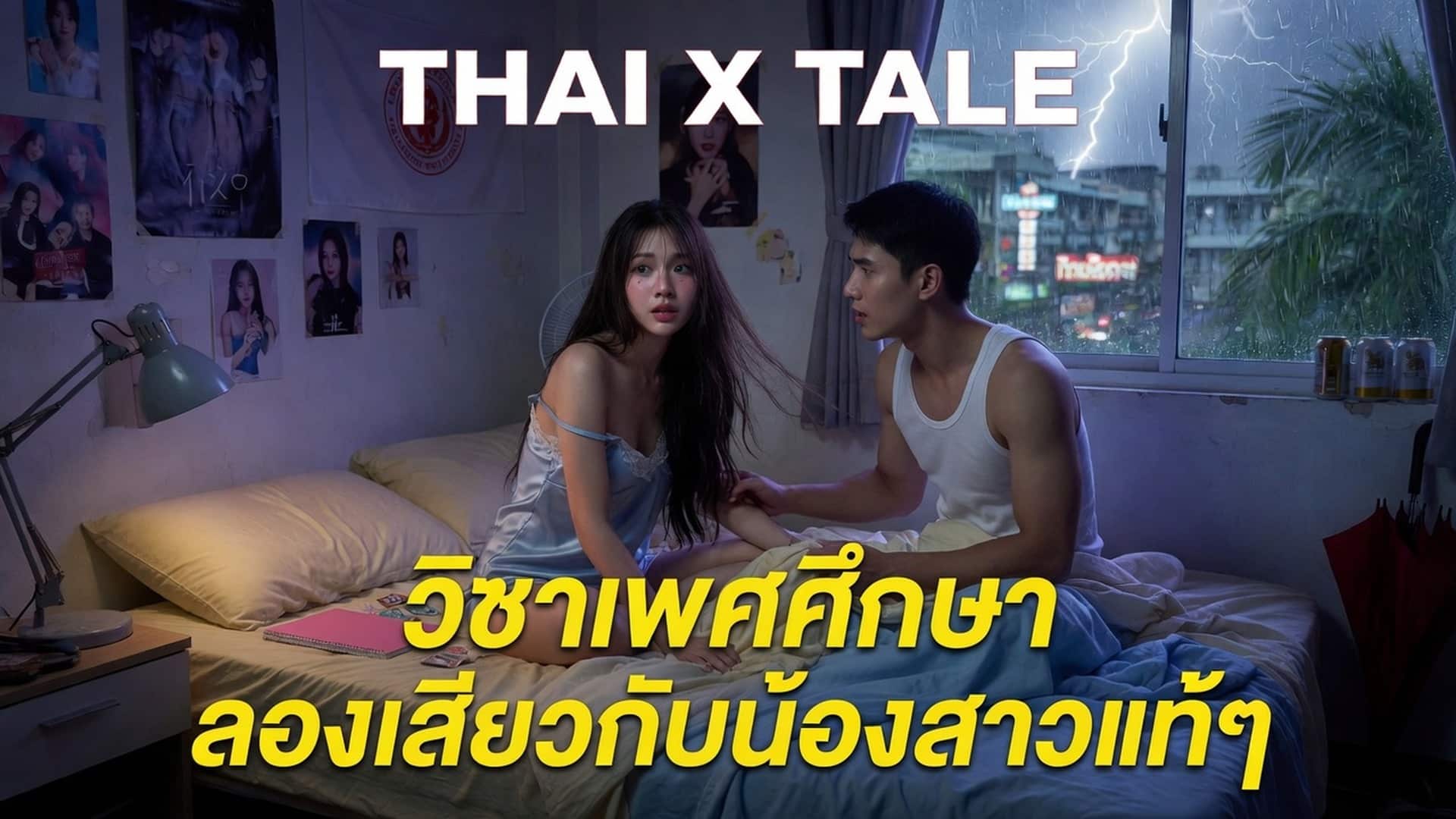 เรื่องเสียว วิชาเพศศึกษา ลองเสียวกับน้องสาวแท้ๆ | ThaiXTale