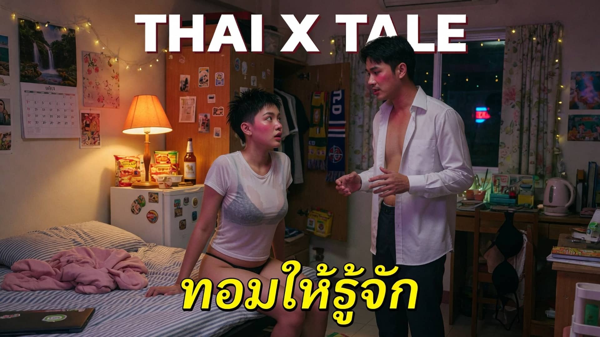 เรื่องเสียว เย็ดหีทอมให้รู้จักควย | ThaiXTale