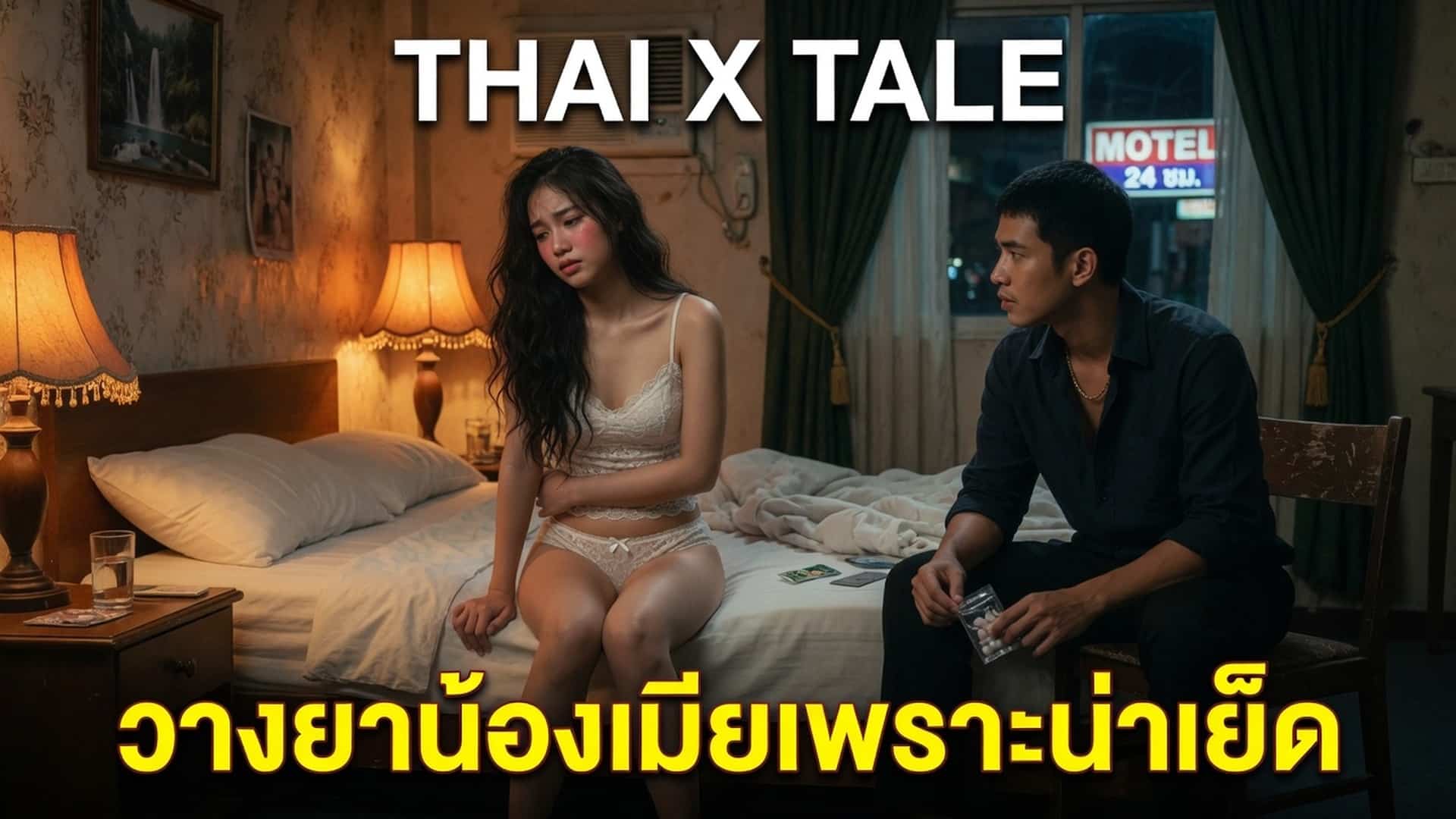 เรื่องเสียว วางยาน้องเมียเพราะน่าเย็ด | ThaiXTale