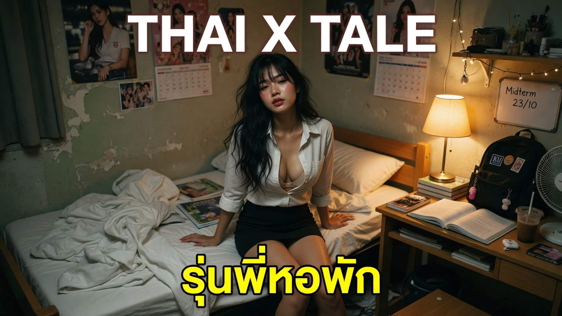 เรื่องเสียว เย็ดหีรุ่นพี่ร่านควยแล้วแตกใน | ThaiXTale