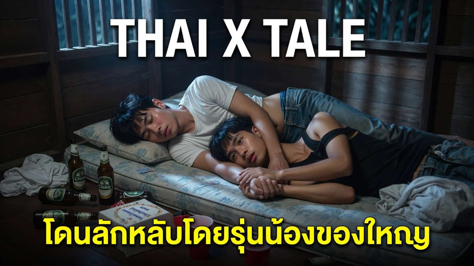 เรื่องเสียว โดนลักหลับโดยรุ่นน้องของใหญ่ | ThaiXTale