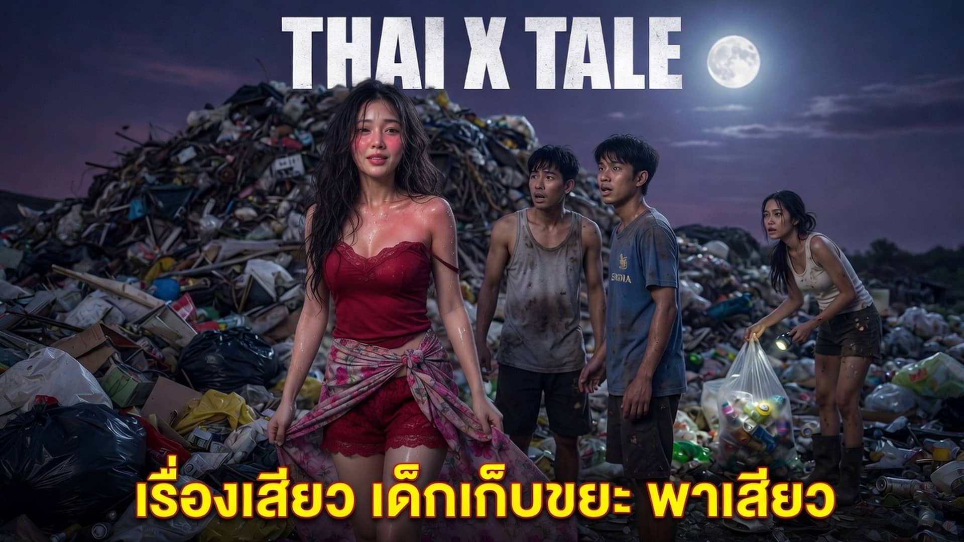 เรื่องเสียว เรื่องเสียว เด็กเก็บขยะ พาเสียว | ThaiXTale