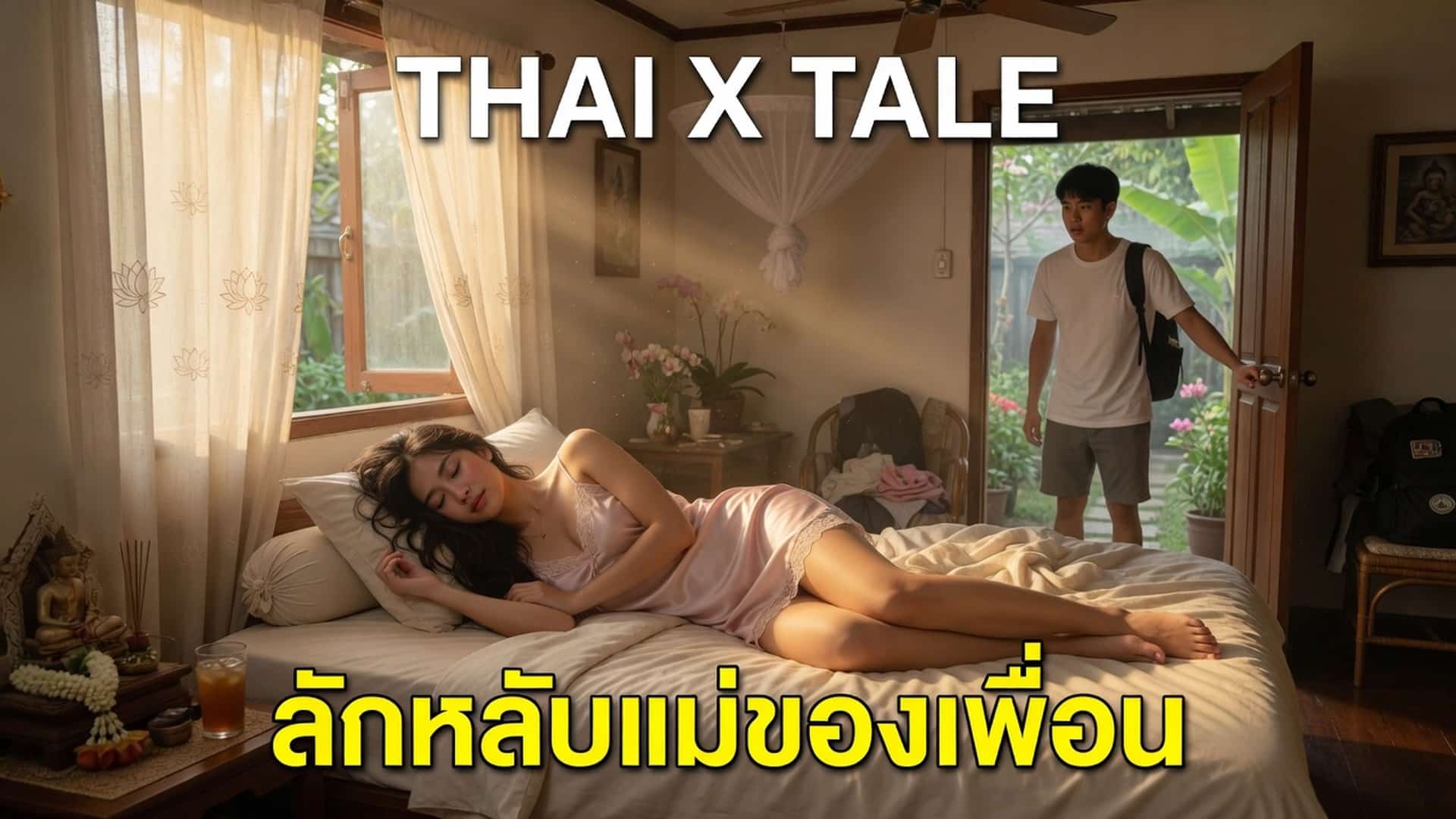 เรื่องเสียว เล่าเรื่องเสียว เรื่องเสียวแนว ลักหลับ ลักหลับแม่ของเพื่อน | ThaiXTale
