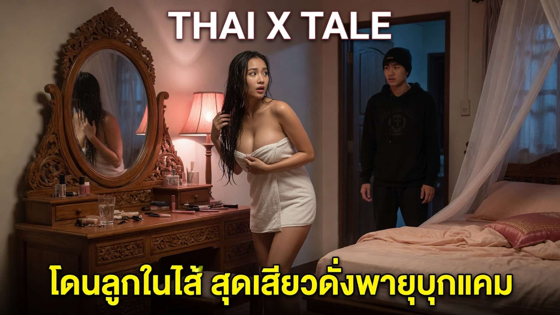 เรื่องเสียว โดนลูกในไส้ สุดเสียวดั่งพายุบุกแคม | ThaiXTale