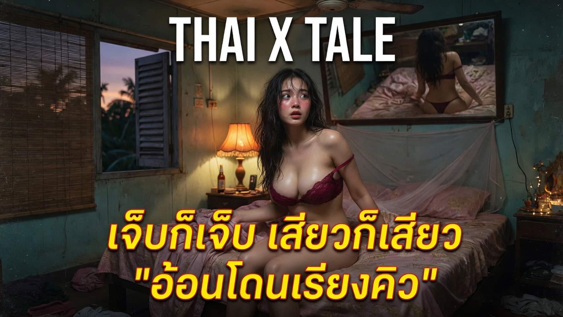 เรื่องเสียว เจ็บก็เจ็บ เสียวก็เสียว ”อ้อนโดนเรียงคิวเย็ด” | ThaiXTale