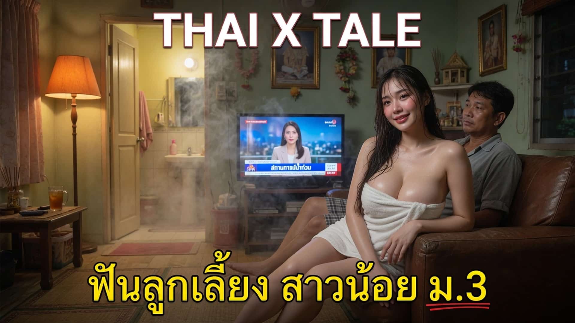 เรื่องเสียว ฟันลูกเลี้ยง สาวน้อย ม.3 | ThaiXTale
