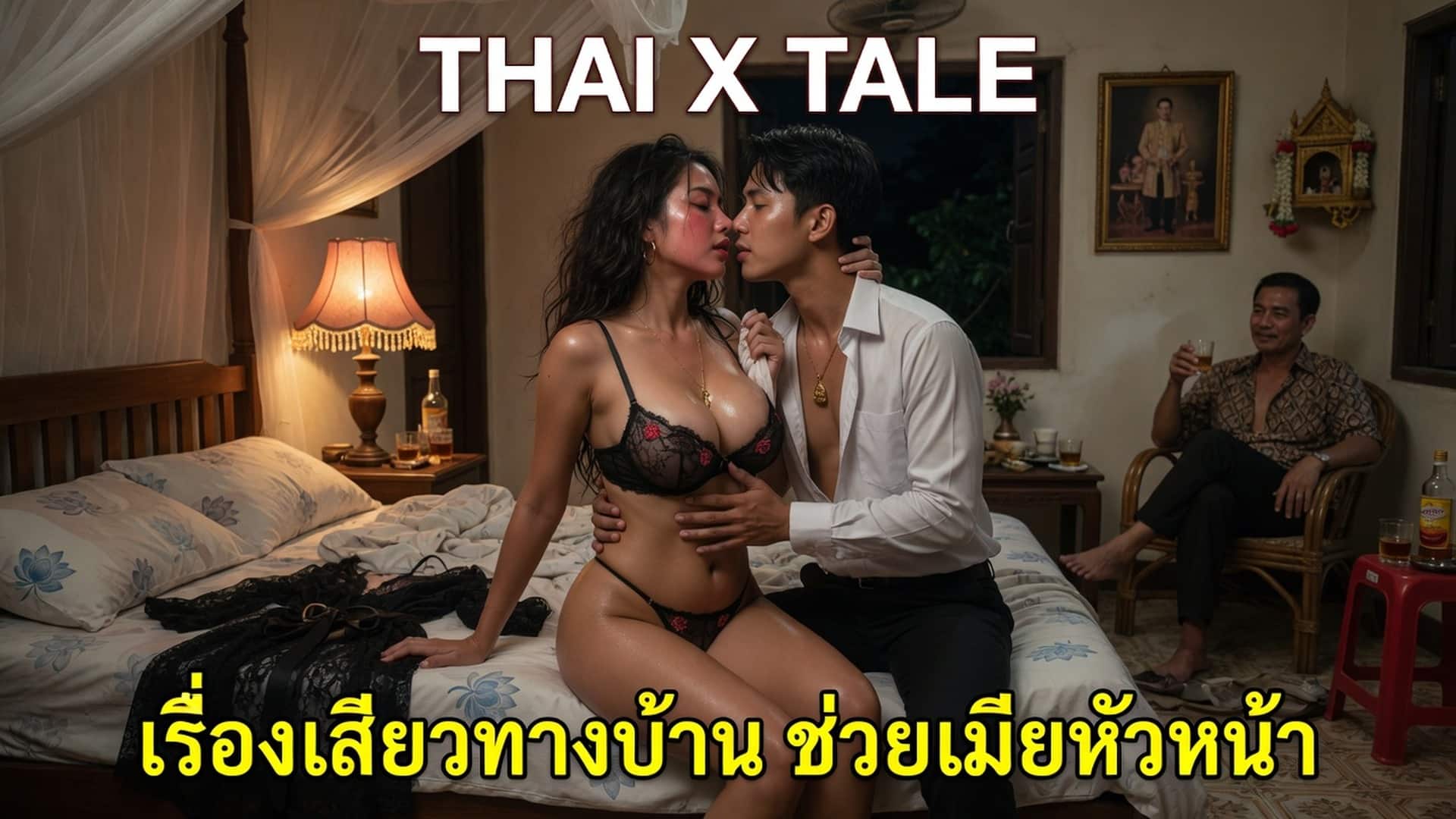 เรื่องเสียว เรื่องเสียวทางบ้าน ช่วยเมียหัวหน้า | ThaiXTale