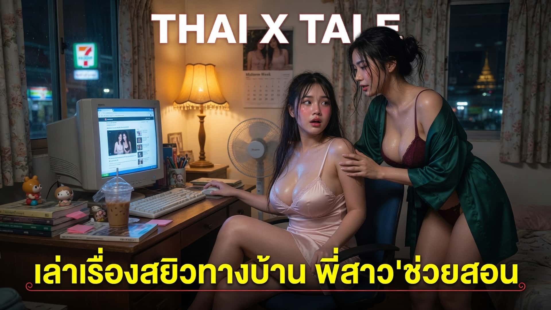 เรื่องเสียว เล่าเรื่องสยิวทางบ้าน พี่สาว”ช่วยสอน” | ThaiXTale