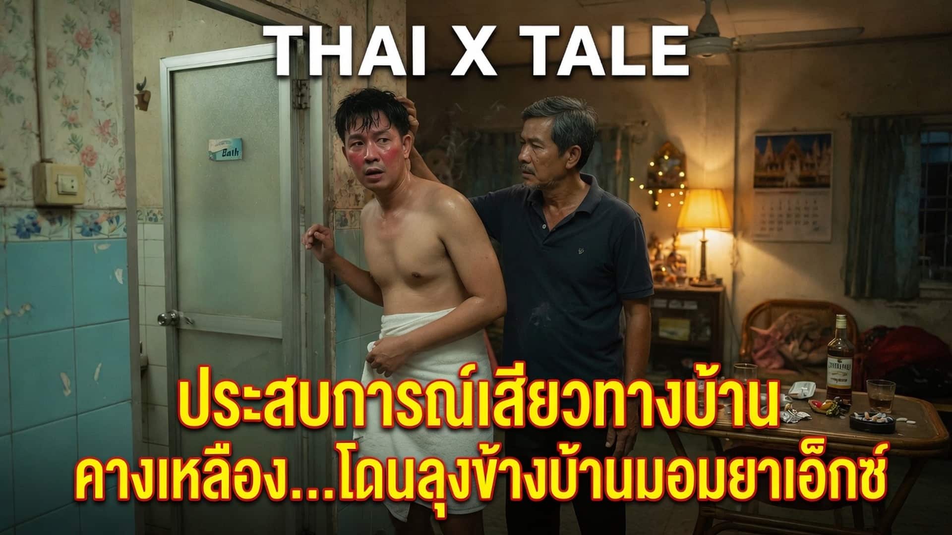 เรื่องเสียว ประสบการณ์เสียวทางบ้าน คางเหลือง…โดนลุงข้างบ้านมอมยาเอ็กซ์ | ThaiXTale