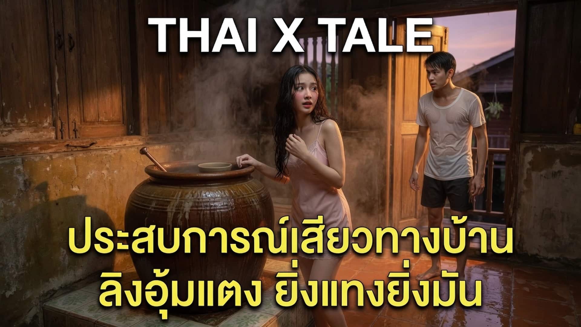 เรื่องเสียว ประสบการณ์เสียวทางบ้าน ลิงอุ้มแตง ยิ่งแทงยิ่งมัน | ThaiXTale