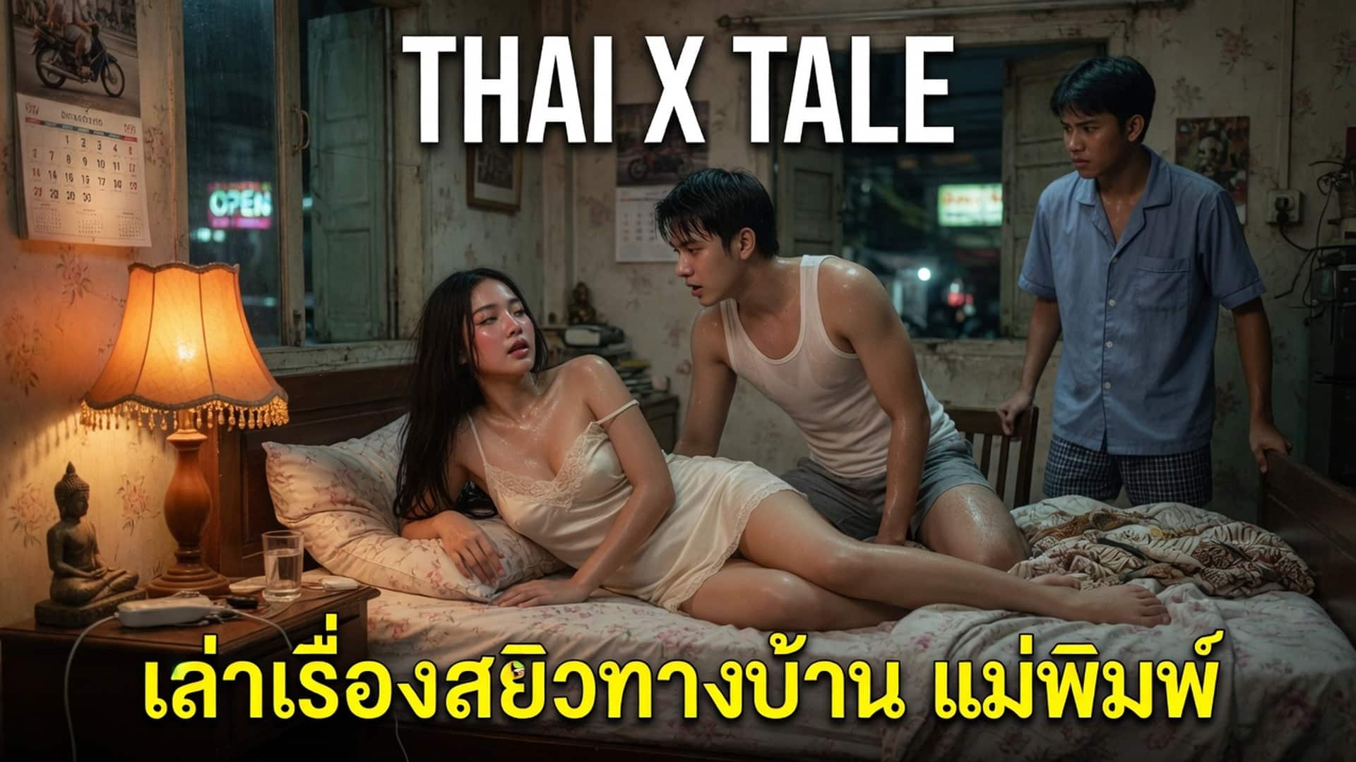 เรื่องเสียว เล่าเรื่องสยิวทางบ้าน แม่พิมพ์กับลูกชายวัยกระเตาะทั้งสามคน | ThaiXTale