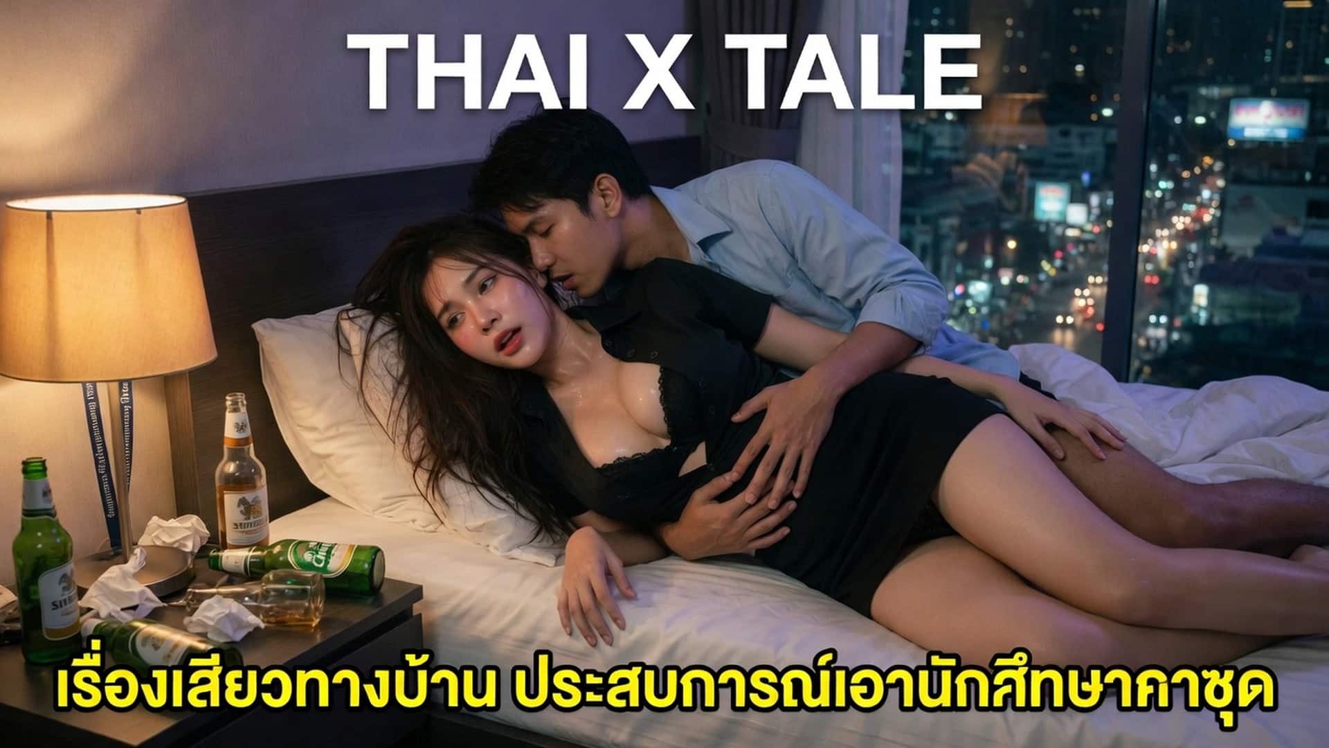 เรื่องเสียว เรื่องเสียวทางบ้าน ประสบการณ์เอานักศึกษาคาชุด | ThaiXTale