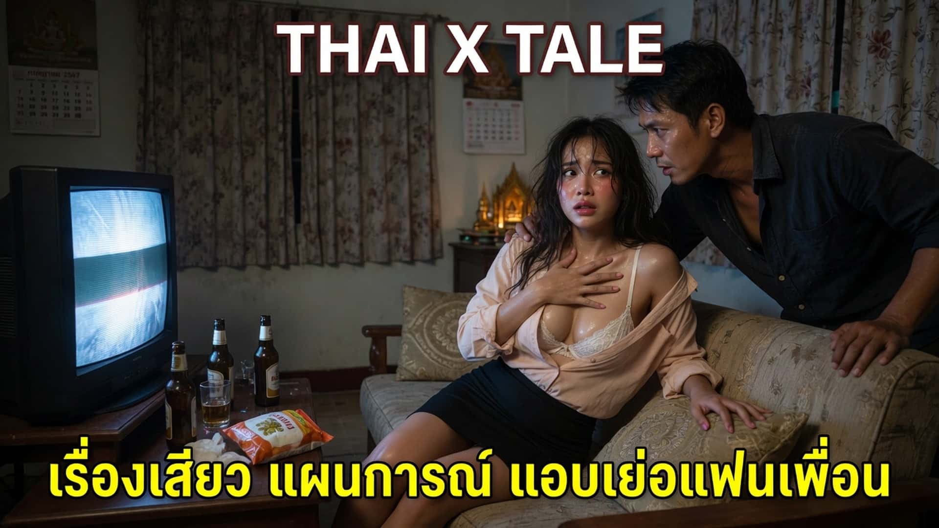 เรื่องเสียว เรื่องเสียว แผนการณ์ แอบเย่อแฟนเพื่อน | ThaiXTale