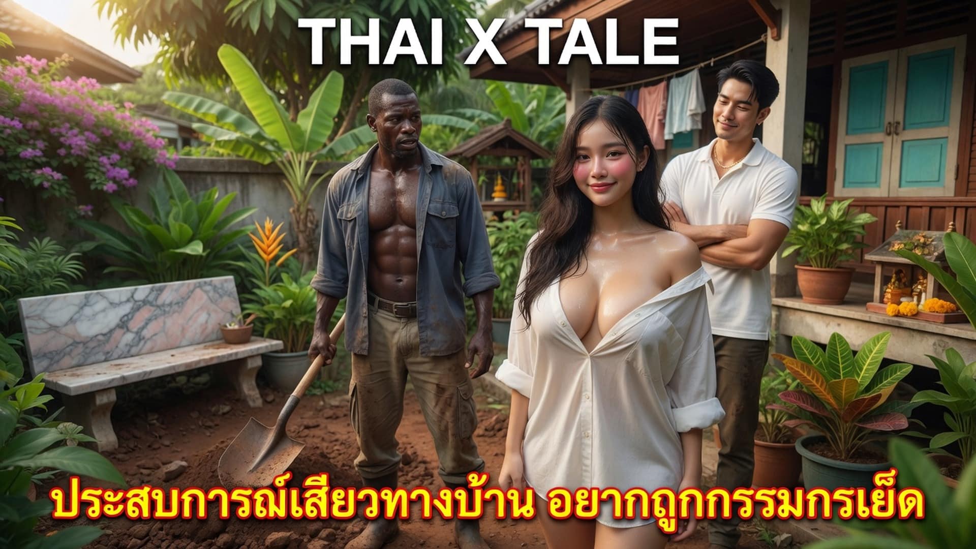 เรื่องเสียว ประสบการณ์เสียวทางบ้าน อยากถูกกรรมกรเย็ด | ThaiXTale