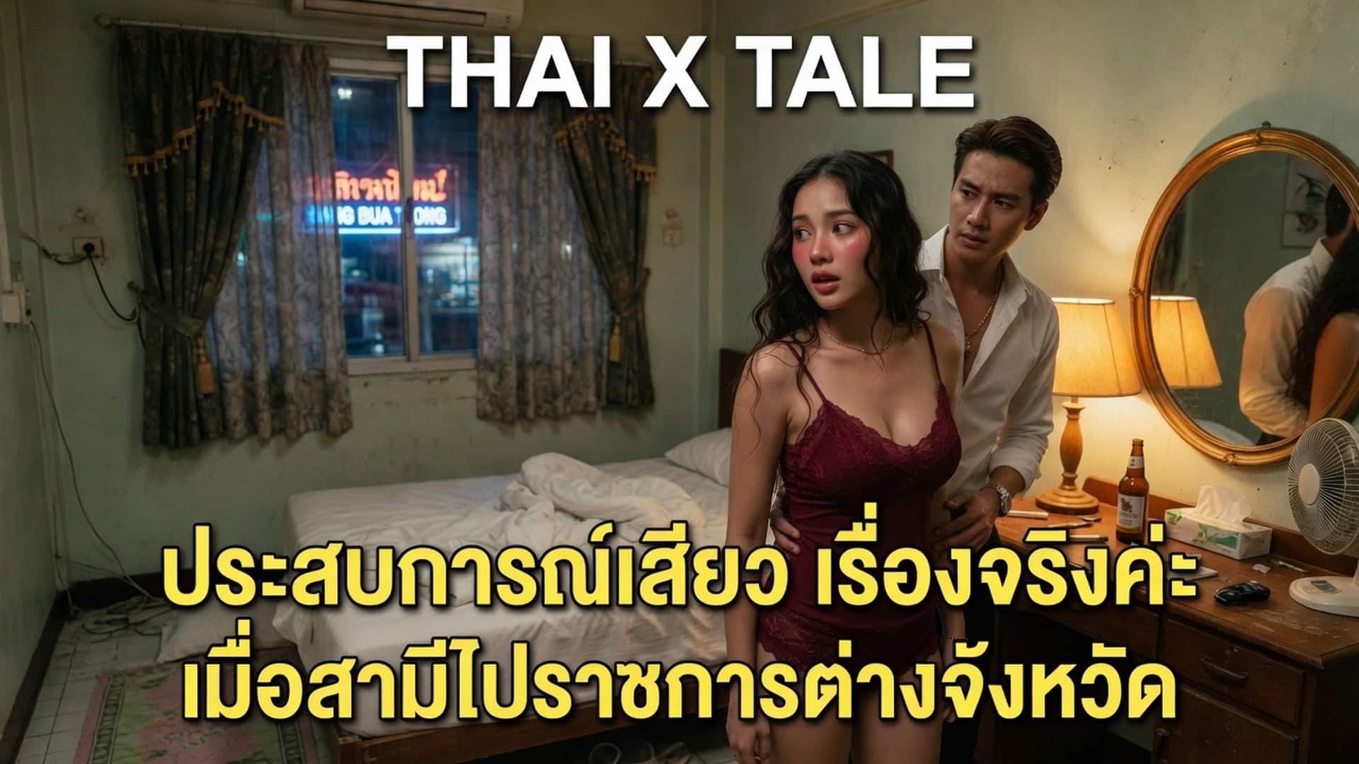 เรื่องเสียว ประสบการณ์เสียว เรื่องจริงค่ะ เมื่อสามีไปราชการต่างจังหวัด | ThaiXTale