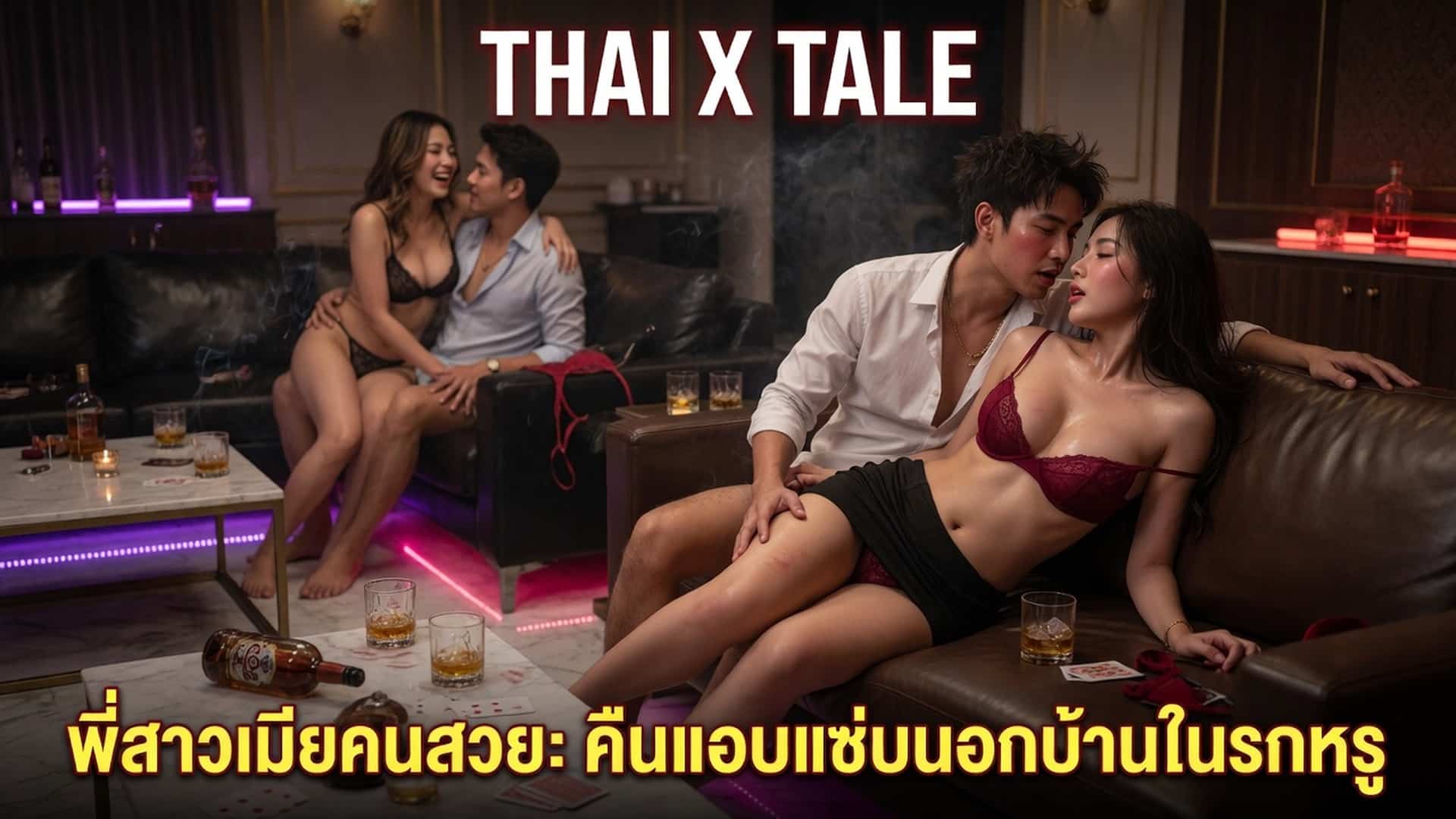 เรื่องเสียว พี่สาวเมียคนสวย: คืนแอบแซ่บนอกบ้านในรถหรู | ThaiXTale