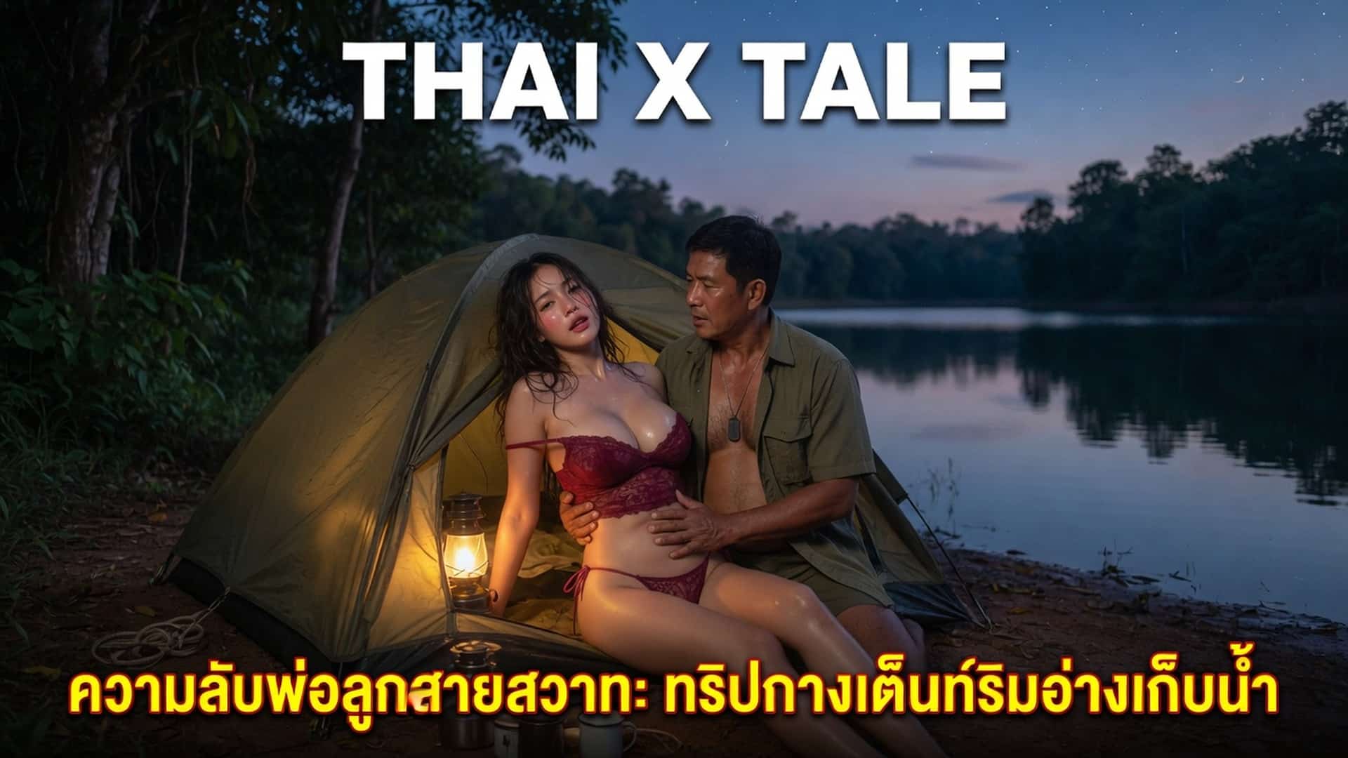 เรื่องเสียว ความลับพ่อลูกสายสวาท: ทริปกางเต็นท์ริมอ่างเก็บน้ำ | ThaiXTale
