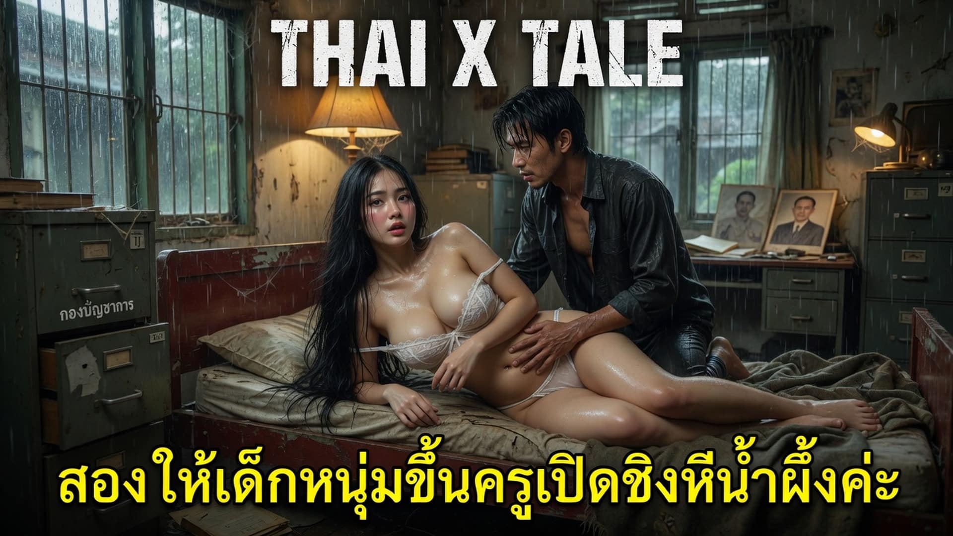 เรื่องเสียว ลองให้เด็กหนุ่มขึ้นครูเปิดซิงหีน้ำผึ้งค่ะ | ThaiXTale