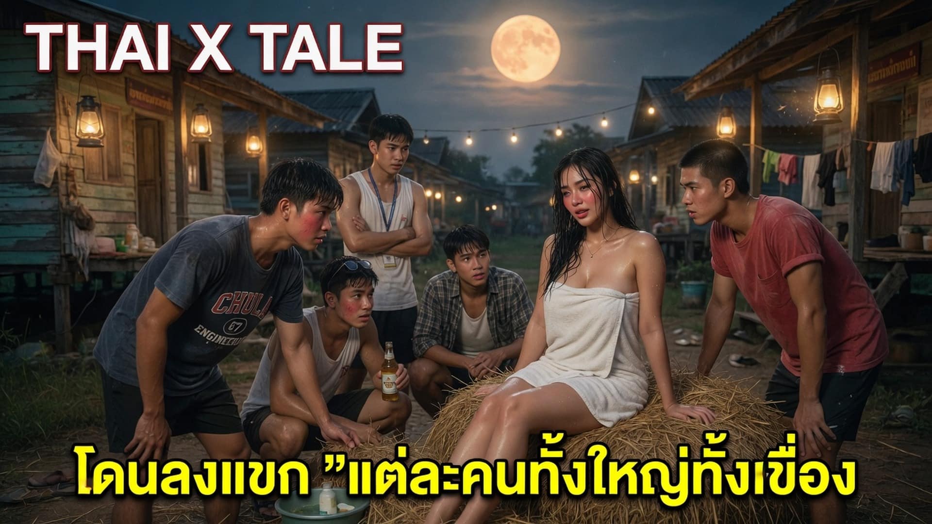 เรื่องเสียว โดนลงแขก ”แต่ละคนทั้งใหญ่ทั้งเขื่อง” | ThaiXTale