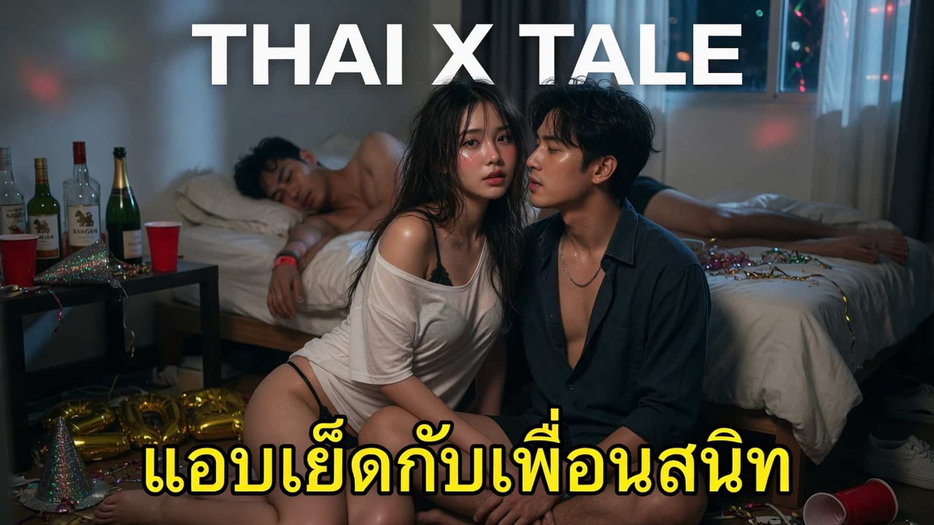 เรื่องเสียว แอบเย็ดกับเพื่อนสนิท | ThaiXTale