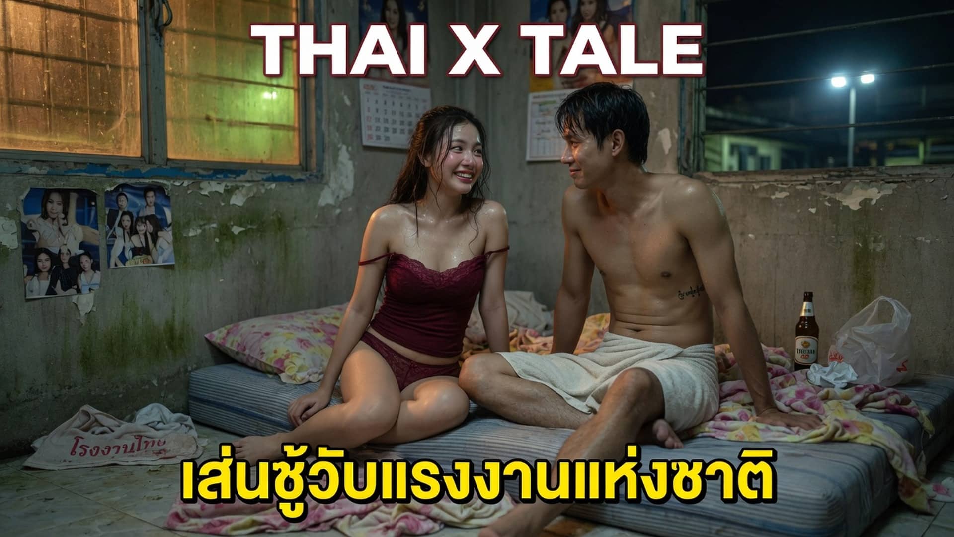 เรื่องเสียว เล่นชู้เย็ดหีสาวในวันแรงงานแห่งชาติ | ThaiXTale