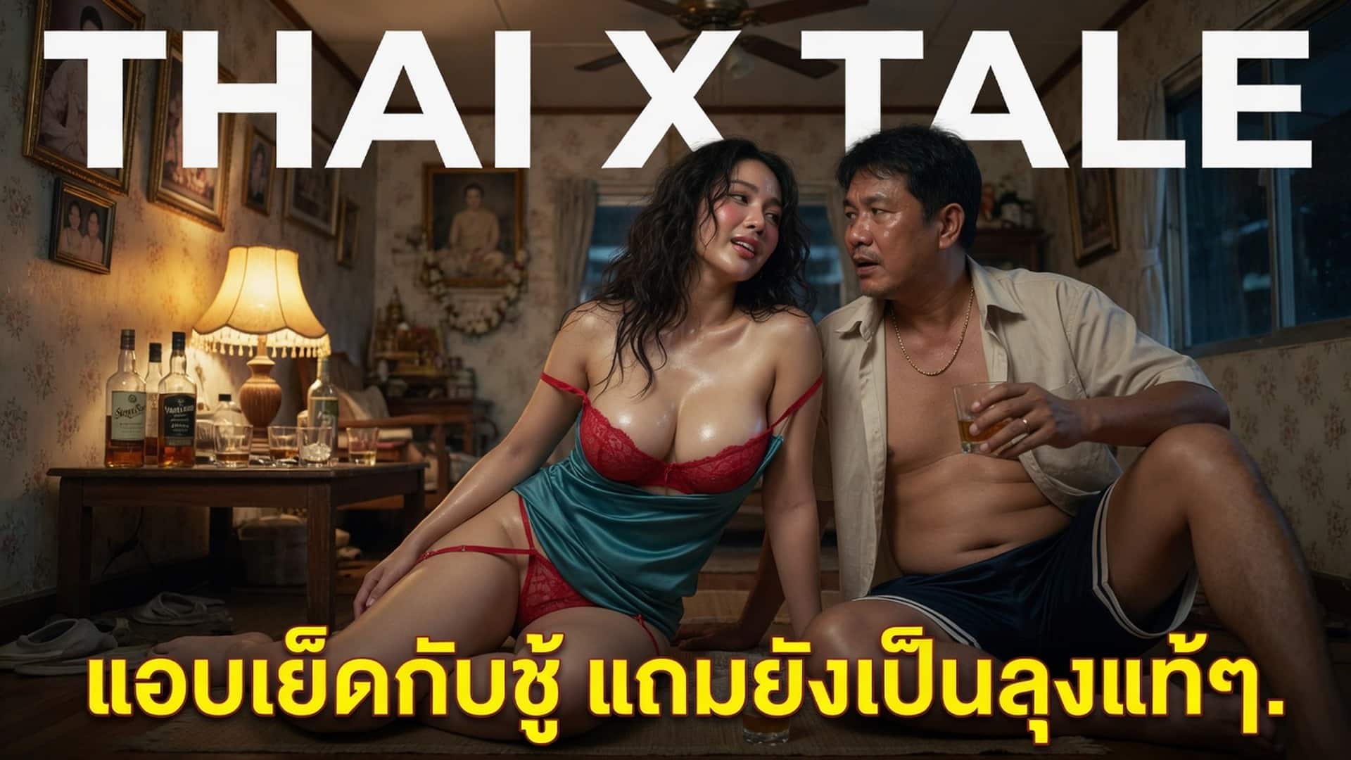 เรื่องเสียว แอบเย็ดกับชู้ แถมยังเป็นลุงแท้ๆ | ThaiXTale