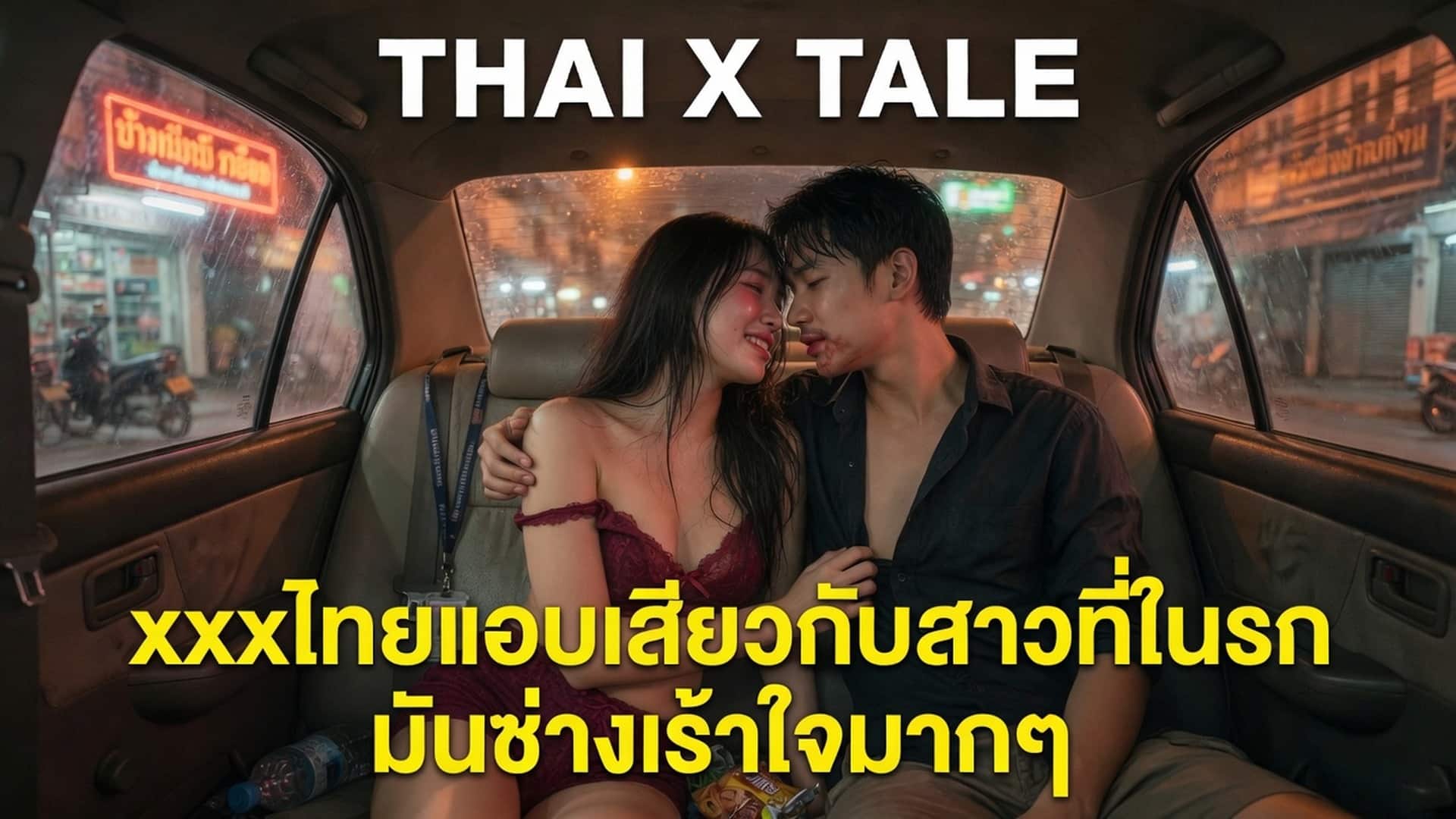 เรื่องเสียว xxxไทยแอบเสียวกับสาวที่ในรถ มันช่างเร้าใจมากๆ กระเด้าเอาหีเธอเข้าไปสุดๆ | ThaiXTale