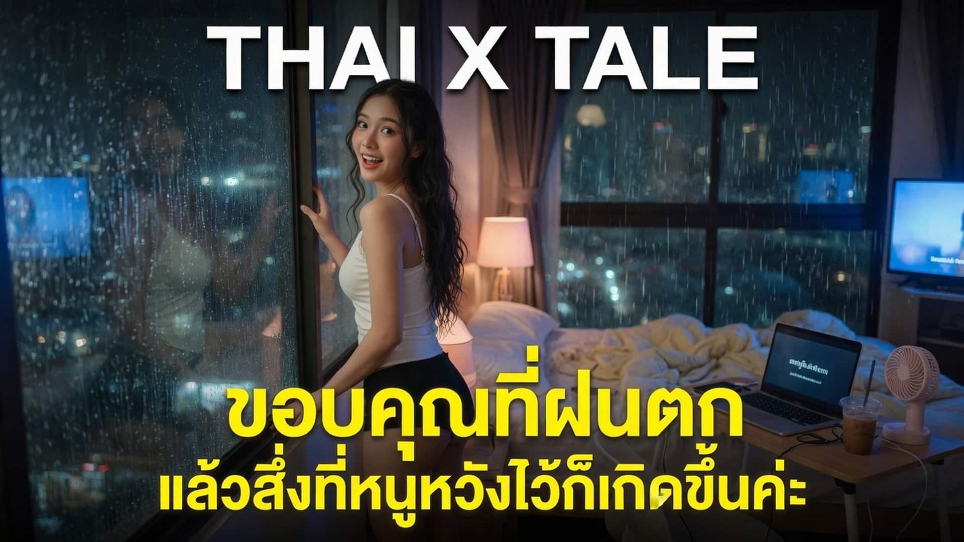 เรื่องเสียว ขอบคุณที่ฝนตก ”แล้วสิ่งที่หนูหวังไว้ก็เกิดขึ้นค่ะ” | ThaiXTale