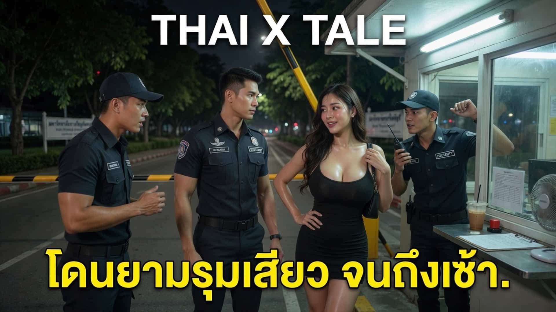 เรื่องเสียว โดนยามรุมเสียว จนถึงเช้า | ThaiXTale
