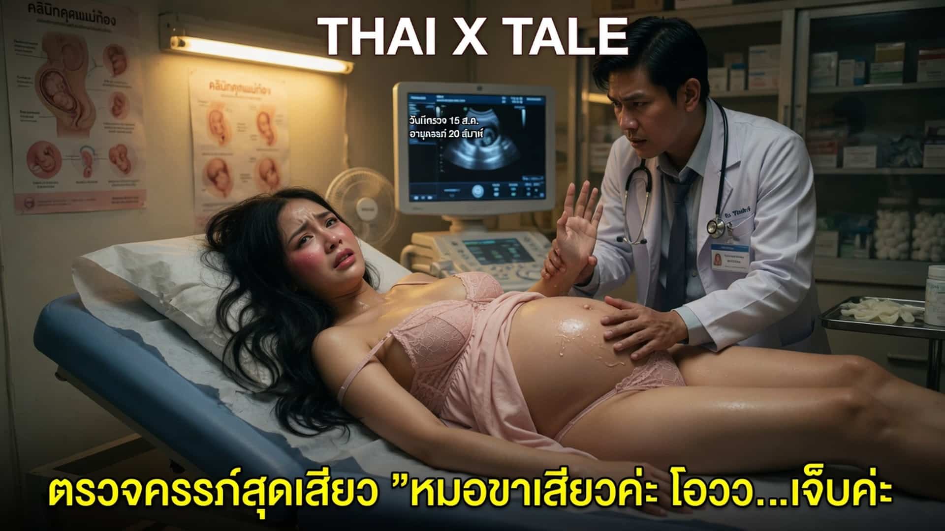 เรื่องเสียว ตรวจครรภ์สุดเสียว ”หมอขาเสียวค่ะ โอวว…เจ็บค่ะ” | ThaiXTale