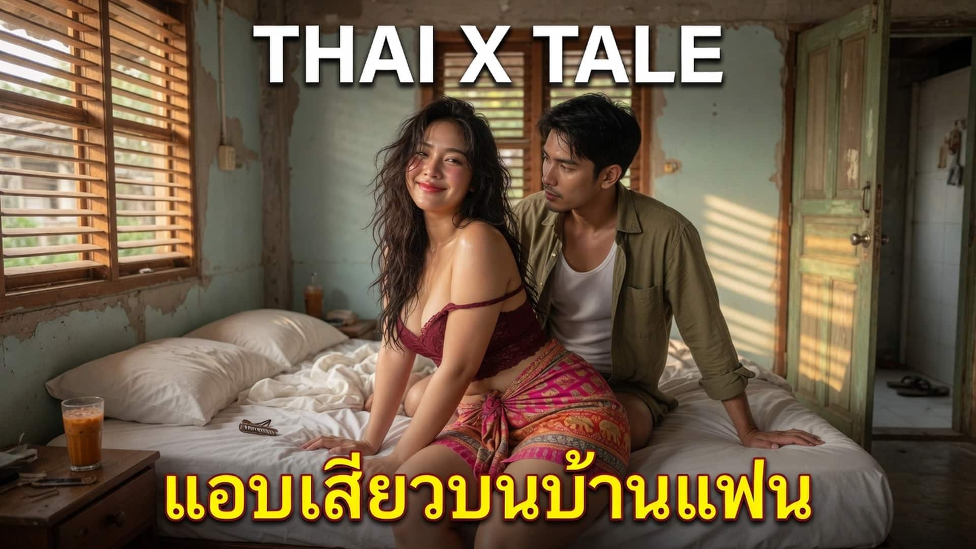 เรื่องเสียว แอบเสียวบนบ้านแฟน | ThaiXTale