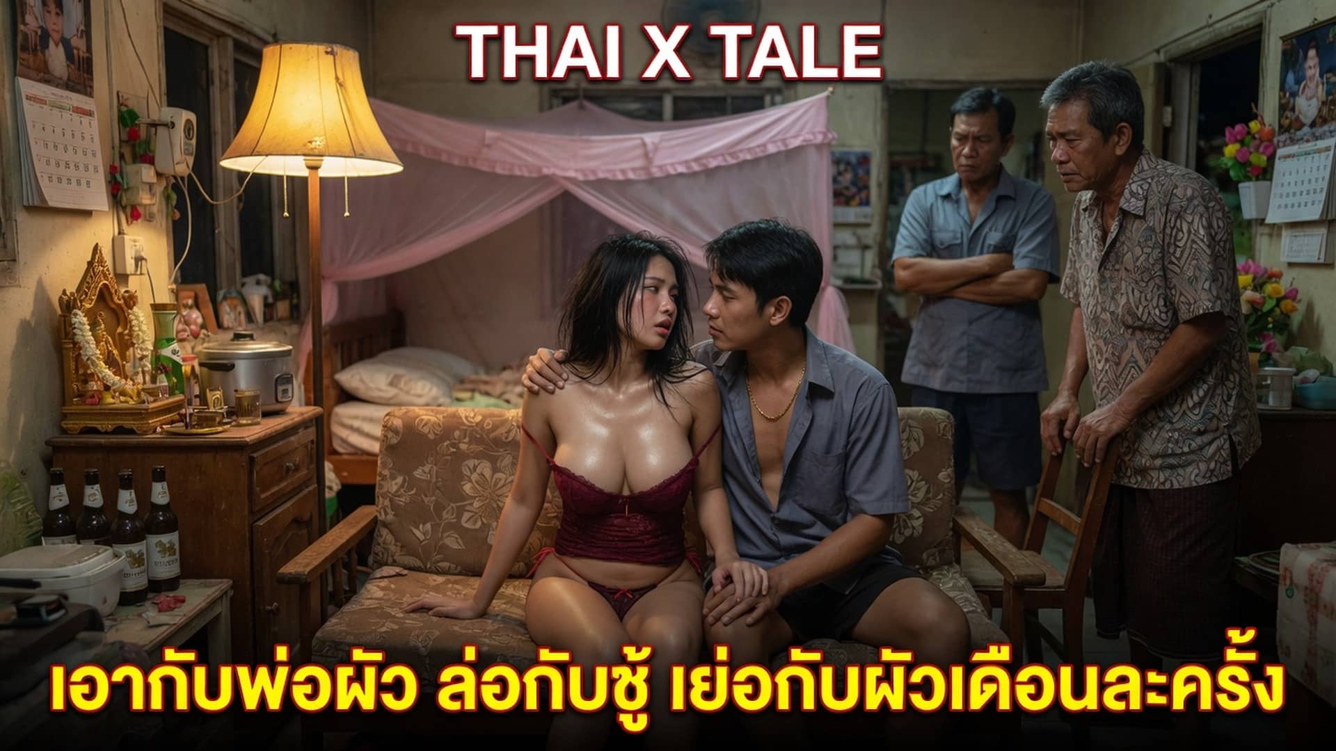 เรื่องเสียว เอากับพ่อผัว ล่อกับชู้ เย่อกับผัวเดือนละครั้ง | ThaiXTale