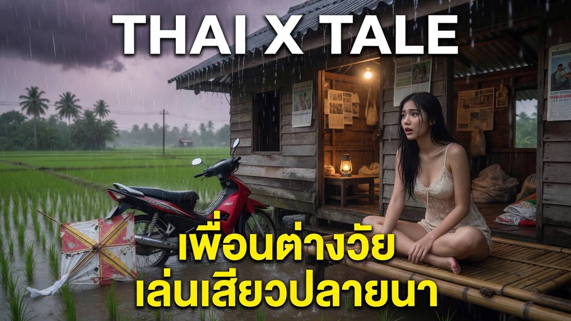 เรื่องเสียว เพื่อนต่างวัย เล่นเสียวปลายนา | ThaiXTale