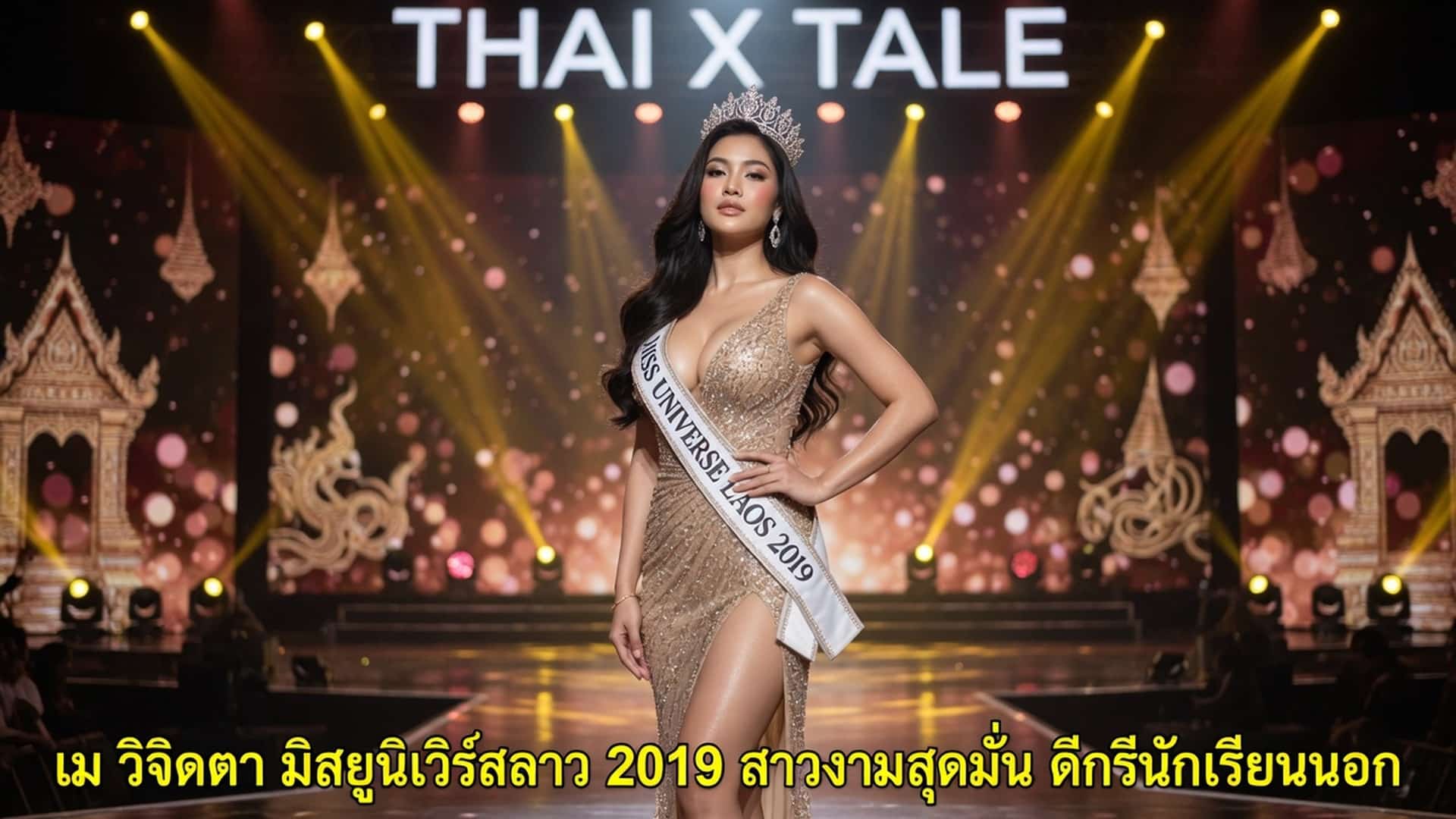 เรื่องเสียว เม วิจิดตา มิสยูนิเวิร์สลาว 2019 สาวงามสุดมั่น ดีกรีนักเรียนนอก | ThaiXTale